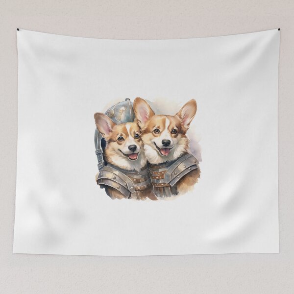 Item preview, Cute Corgi puppy // Corgi puppy cute design // Corgi Dog mats, cute puppy pet bandanas, Puppy cute dog Poster designed and sold by SMARTKIT  DESIGNAGENCY.
