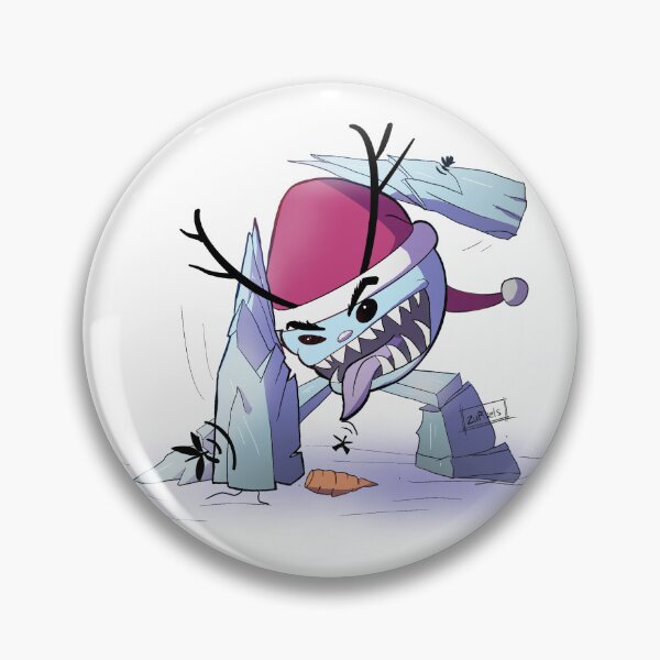 Item preview, Ice monster snowman crushes moths designed and sold by ZuPixels.