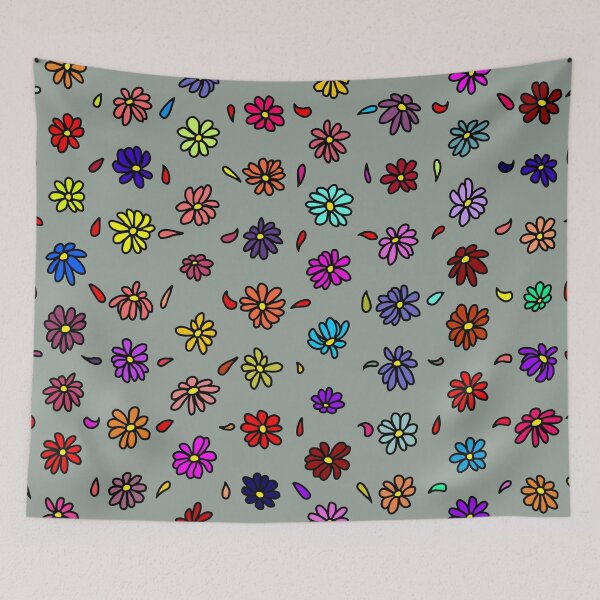 Item preview, Colorful Flowers Pattern designed and sold by Kabira77.