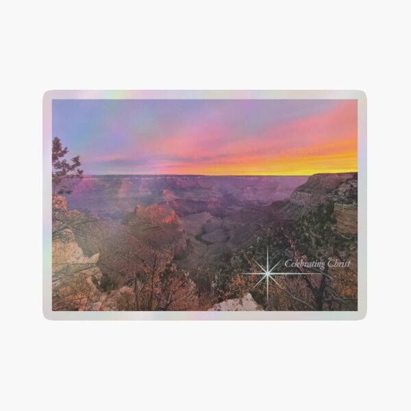 Aperçu de l'œuvre Lever du soleil, Bright Angel Trail, Grand Canyon, de CelebratingChrist.com, ccnow.info créée et vendue par SHERYL DAWSON.