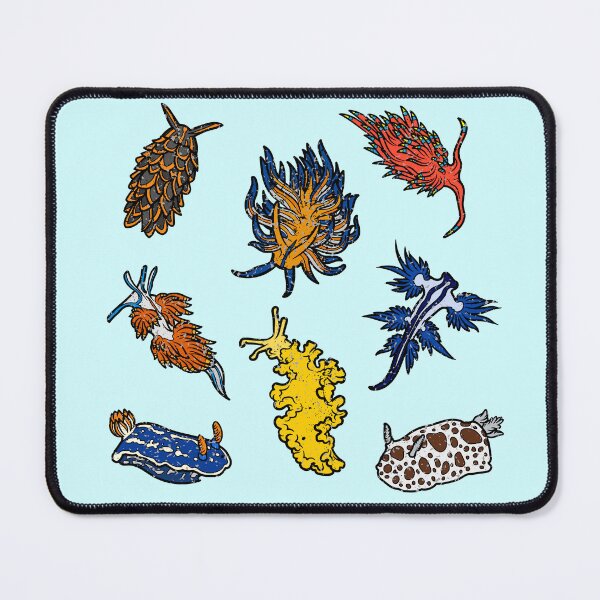 Item preview, Nudibranch Sea Slugs, Vintage Colorful Sea Slug Design designed and sold by AryaSubramanian.