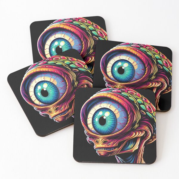 Item preview, Vibrant Cyclops Alien Observer designed and sold by psychcyberpunk.
