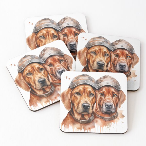 Item preview, Cute Ridgeback puppy // Ridgeback puppy cute design // Ridgeback Dog mats, cute puppy pet bandanas, Puppy cute dog Poster designed and sold by SMARTKIT  DESIGNAGENCY.