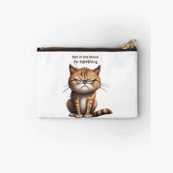 Item preview, Not in the Mood for B@#$%ing angry cat funny design designed and sold by Victornewyork.
