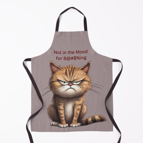 Item preview, Not in the Mood for B@#$%ing angry cat funny design designed and sold by Victornewyork.