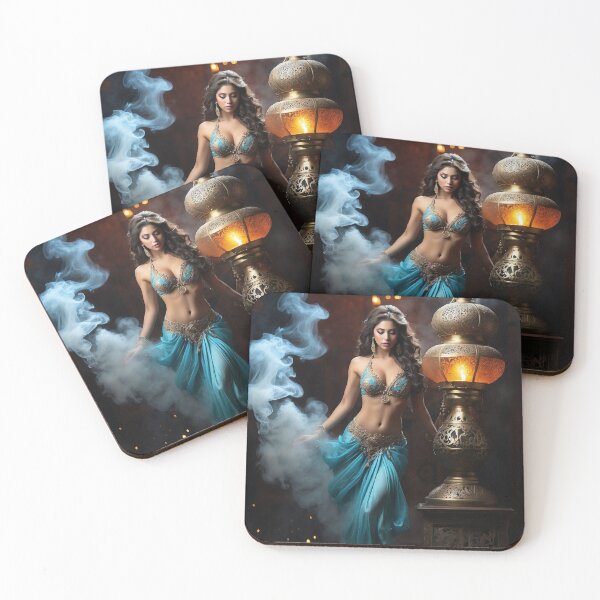 Item preview, A Beautiful Genie and her Magic Lantern - 2 designed and sold by nyathiwa.