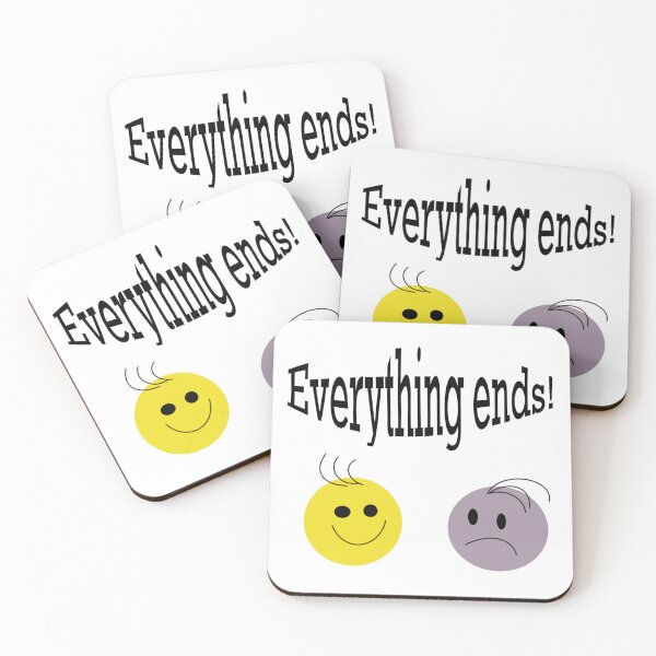 Item preview, Philosophical Smiles - 'Everything Ends' Emotive Artwork designed and sold by SmartDesignByBB.