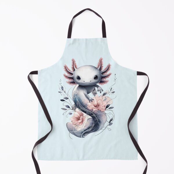 Item preview, happy smiling axolotl designed and sold by crea8iveway.