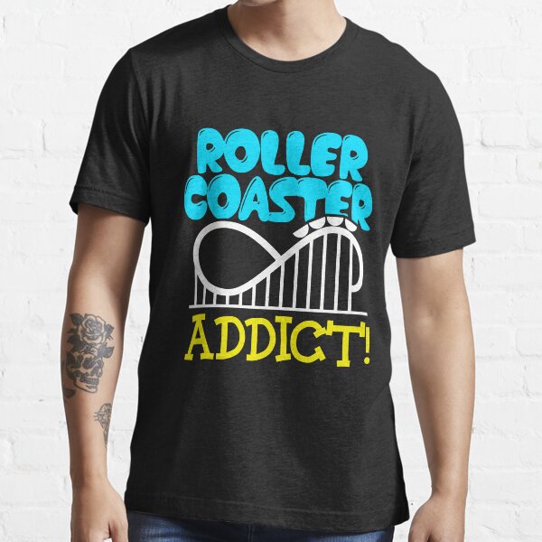 Cool Rollercoaster Junkie Apparel Essential T-Shirt