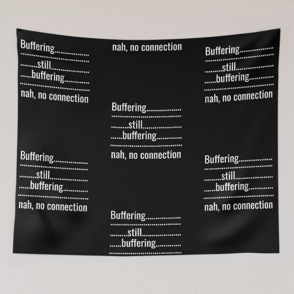 Item preview, Buffering, funny Introvert designed and sold by Merchattack.