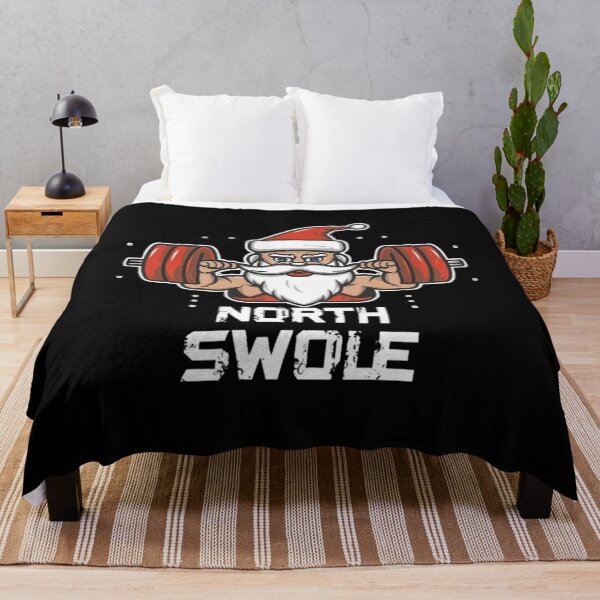 Item preview, Funny Santa Gym Lifting Welcome to The North Swole designed and sold by medbouk1.