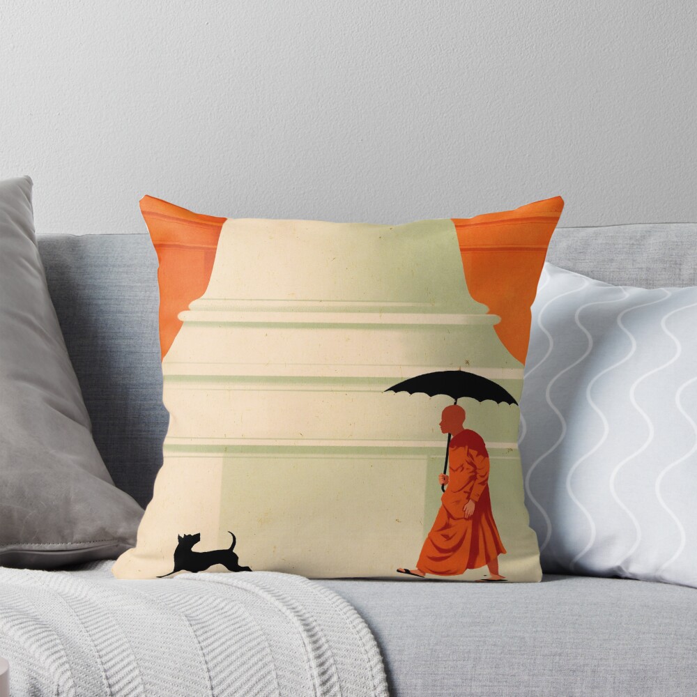 Item preview, Throw Pillow designed and sold by ruiricardo.