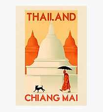 Travel Poster - Chiang Mai Thailand Photographic Print