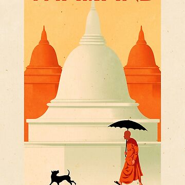 Artwork thumbnail, Travel Poster - Chiang Mai Thailand by ruiricardo