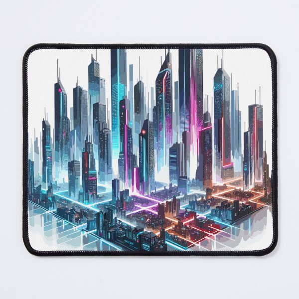 Item preview, Futuristic cityscape designed and sold by LongIslandDesgn.