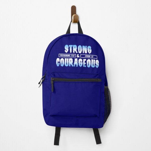 Item preview, Strong & Courageous - Deut. 31:6 and Joshua 1:9 designed and sold by UmbraTaberna.