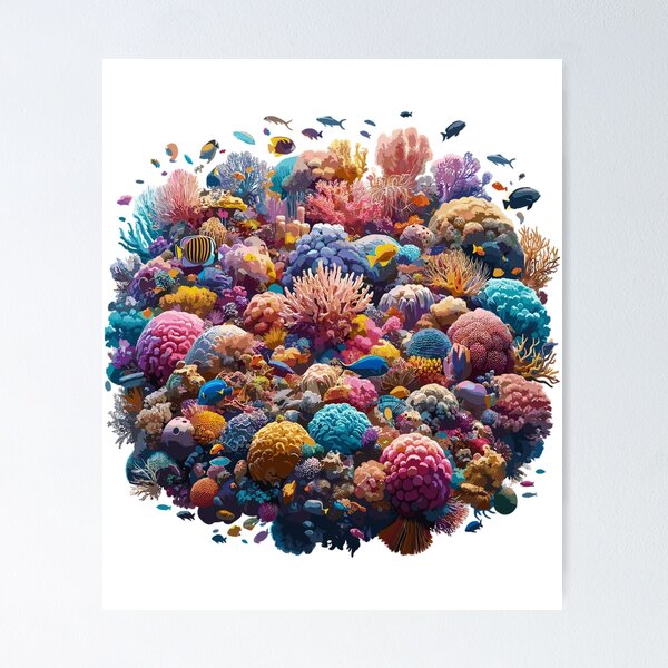 Item preview, Underwater coral reef designed and sold by LongIslandDesgn.