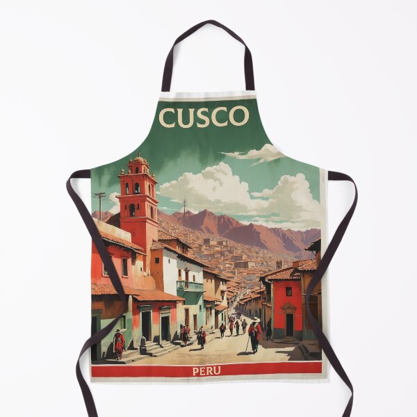 Item preview, Cusco Peru Vintage Poster Tourism designed and sold by TravelersGems.