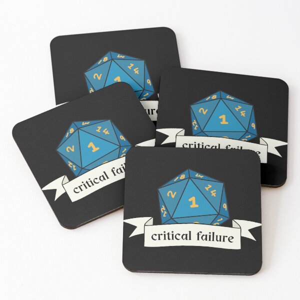 Item preview, critical failure dnd dice  designed and sold by thisisbluetiful.