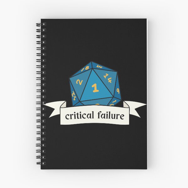 Item preview, critical failure dnd dice  designed and sold by thisisbluetiful.
