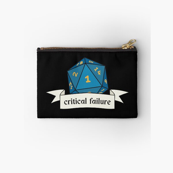 Item preview, critical failure dnd dice  designed and sold by thisisbluetiful.