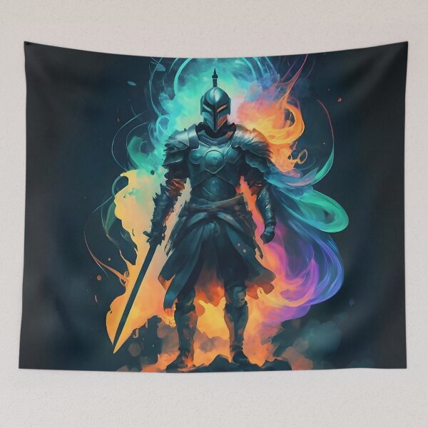 Item preview, Elvish Knight Sword Fire Art designed and sold by DragonRealms.
