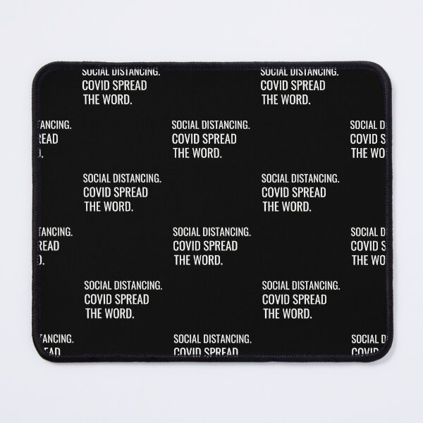 Item preview, Social distancing. COVID spread the word, funny introvert designed and sold by Merchattack.