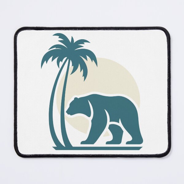 Item preview, Tropical Bear with Palm Tree designed and sold by bold-fortune.