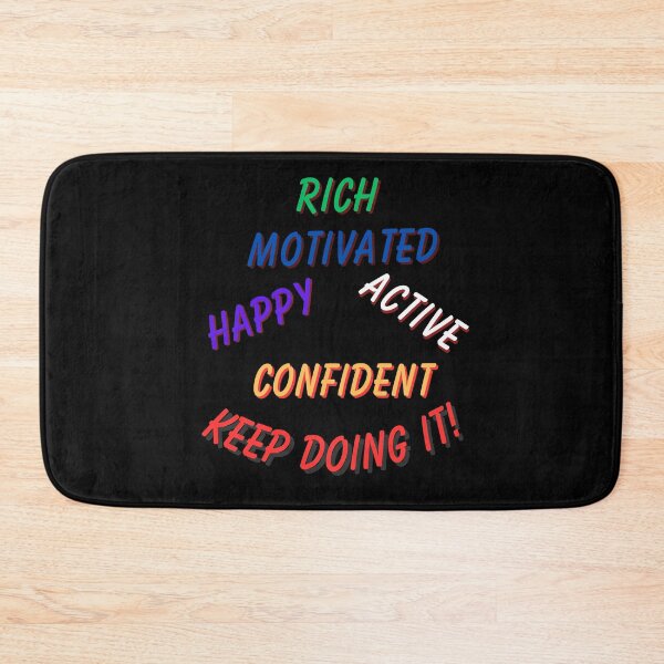 Item preview, Keep Doing It-Black Background  designed and sold by Trendi61.