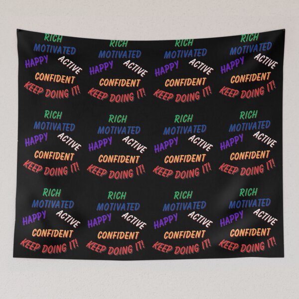 Item preview, Keep Doing It-Black Background  designed and sold by Trendi61.
