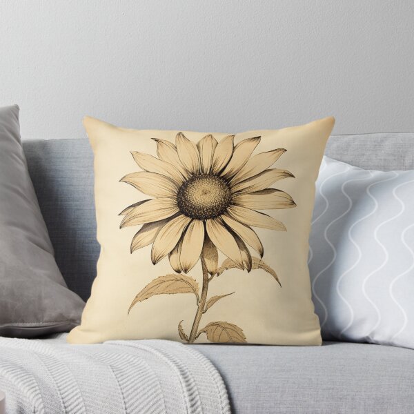 Item preview, Vintage daisy flower sketch designed and sold by mliotard.
