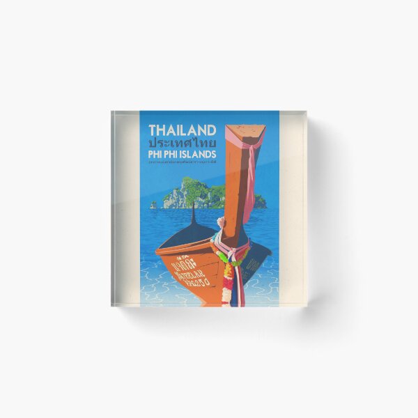 Item preview, Travel Poster - Phi Phi Island Thailand designed and sold by ruiricardo.