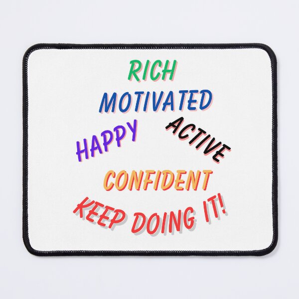 Item preview, Keep Doing It-White Background designed and sold by Trendi61.