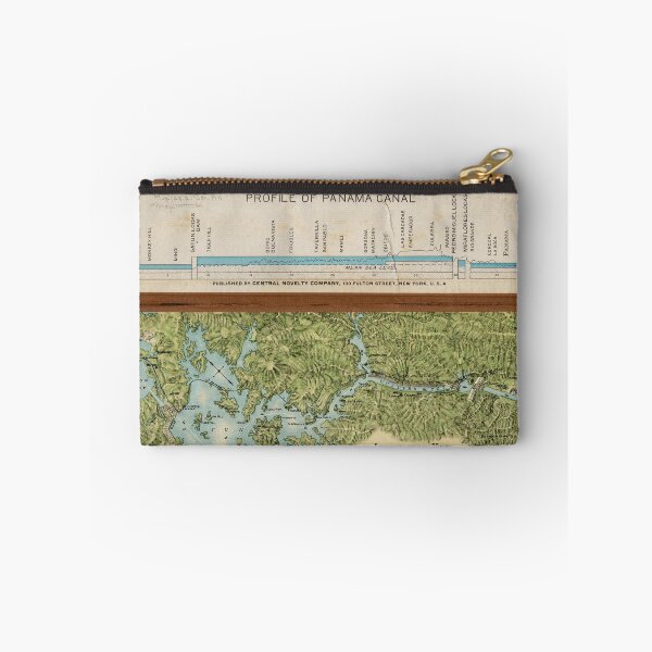Item preview, Vintage Map of The Panama Canal (1911) designed and sold by BravuraMedia.