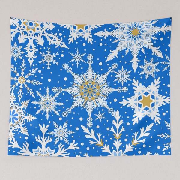 Item preview, Let it Snow - Pattern of Christmas Snowflakes  designed and sold by Savi Singh.