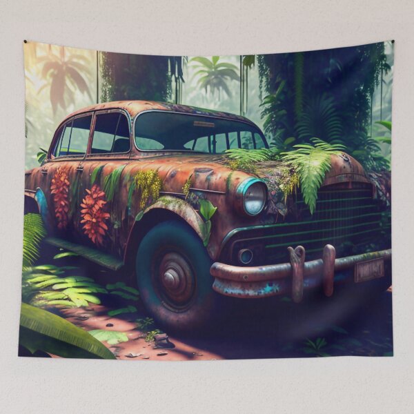 Item preview, Rusty old car designed and sold by M-Y-A-R-T-.