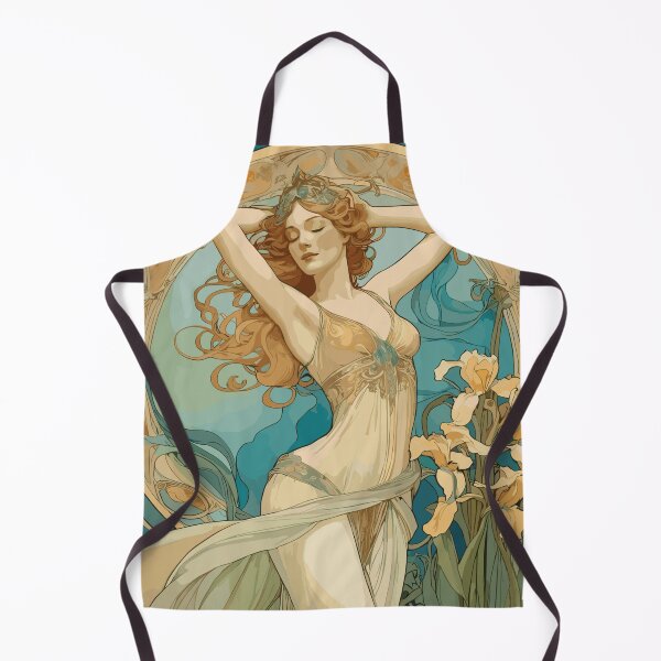 Item preview, Art Nouveau Grace Elegance in Bloom Illustration designed and sold by ElLocoMus.