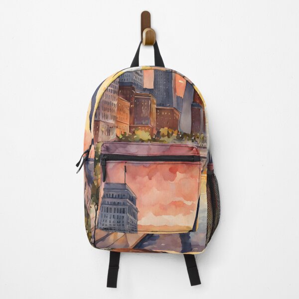 Item preview, Sunset Splendor at St. Louis Gateway Arch - USA Watercolor Scenic View designed and sold by LSVart.