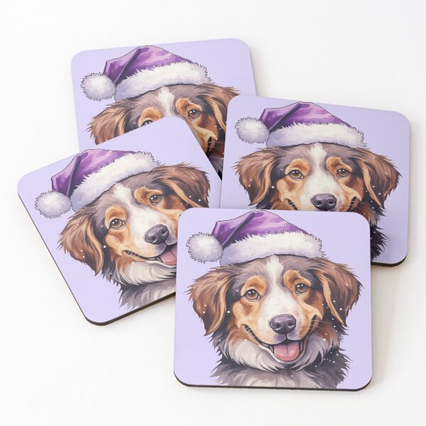 Item preview, Cute Christmas Dog designed and sold by PatternCabinet-.