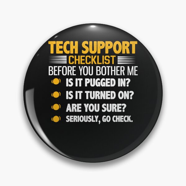 Item preview, Tech Support Checklist Computer Repair designed and sold by TomxDesign.