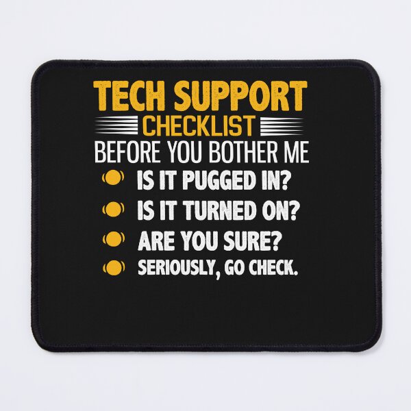 Item preview, Tech Support Checklist Computer Repair designed and sold by TomxDesign.