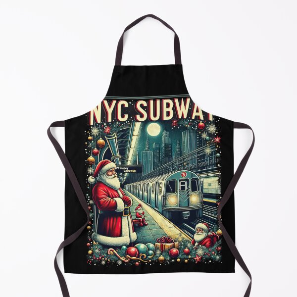 Item preview, New York Subway Christmas Edition NYC Subway Train designed and sold by MayaDelaye.