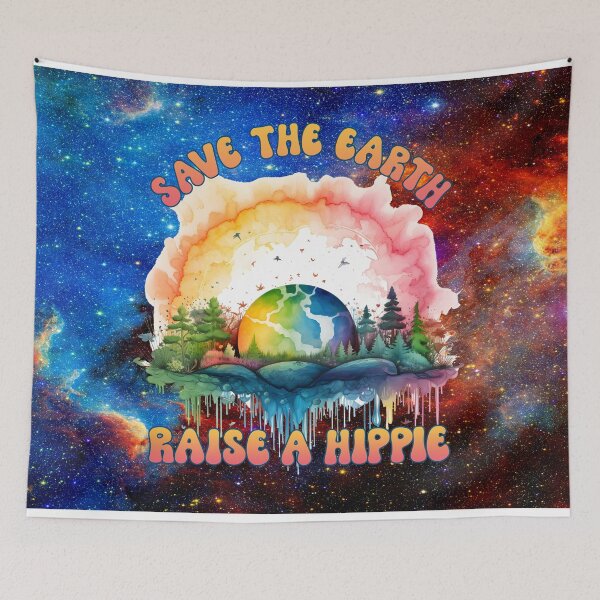 Item preview, Save the Earth Raise a Hippie: Embrace Natures Harmony, Raise a Hippie designed and sold by MysticOzzy.