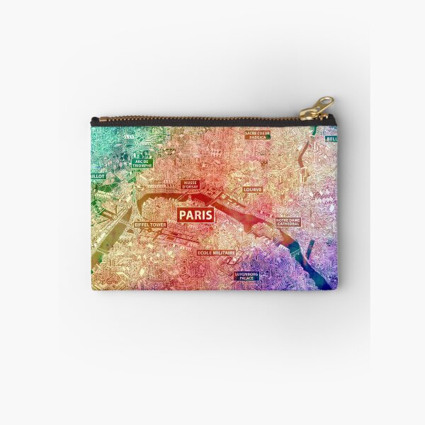 Item preview, Paris France rainbow color map designed and sold by oliver polanski.