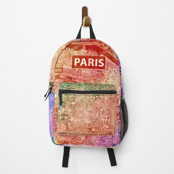 Item preview, Paris France rainbow color map designed and sold by oliver polanski.