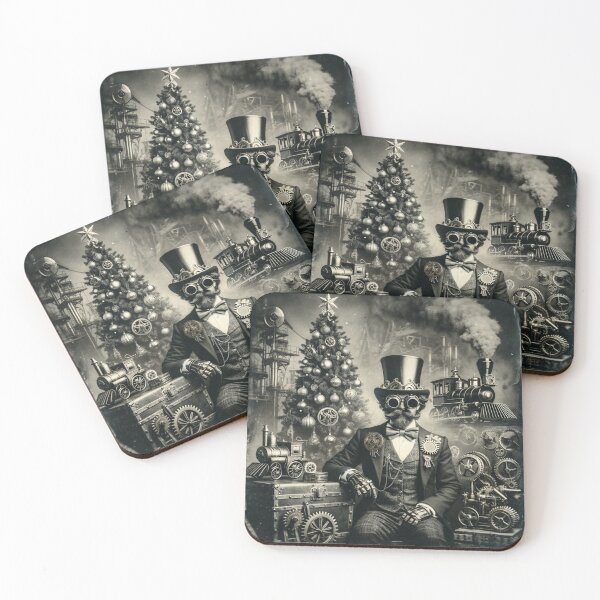 Item preview, Steampunk Holiday Elegance: Victorian Christmas designed and sold by ZenEverAI.