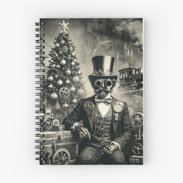 Item preview, Steampunk Holiday Elegance: Victorian Christmas designed and sold by ZenEverAI.