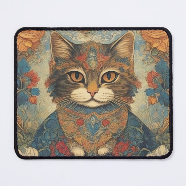 Item preview, Louis Wain Schizophrenia Cat Painting For Cat Lovers designed and sold by Petsthetic.