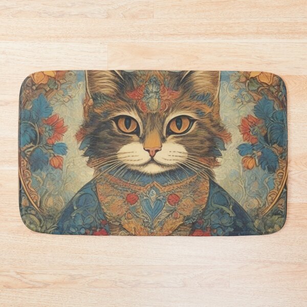 Item preview,  Louis Wain Schizophrenia Cat Painting For Cat Lovers designed and sold by Petsthetic.
