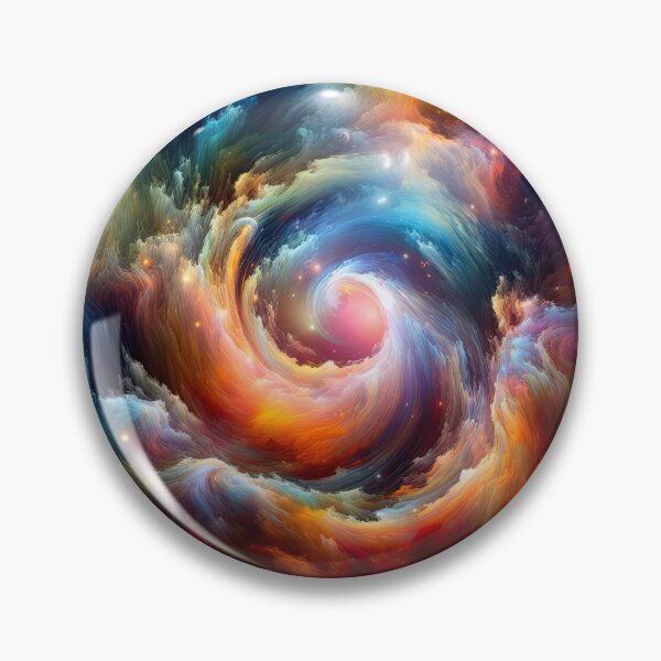 Item preview, Abstract Space Nebula: Cosmic Symphony of Color designed and sold by ArtfulWeave.